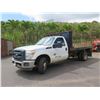 Image 3 : 2012 Ford F350 Flatbed Dump Truck, Lic. 659TTU (Runs & Dumps - See Video)