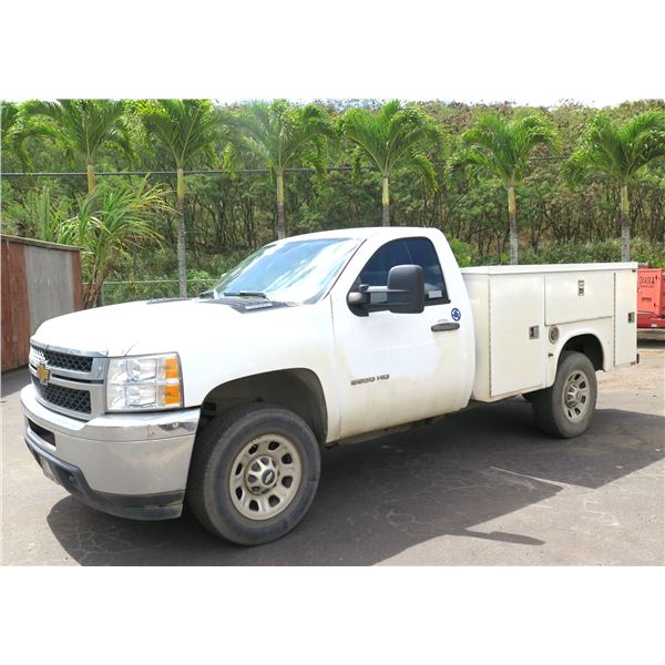 2012 Chevy 2500HD Service Truck, Lic. 351TTW (Starts & Runs - See Video)