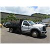 Image 3 : 2012 Ford F450 Flatbed Truck, Lic. 269TTV w/ Bed-Mounted Fuel Tank (Starts & Runs - See Video)