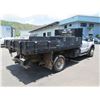 Image 4 : 2012 Ford F450 Flatbed Truck, Lic. 269TTV w/ Bed-Mounted Fuel Tank (Starts & Runs - See Video)