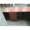 Image 2 : Wooden Desk Ensemble, L Configuration