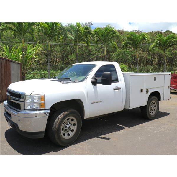 2012 Chevy Silverado 2500HD Service Truck, Lic. 350TTW (Starts & Runs - See Video)