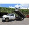 Image 2 : 2012 Chevy Silverado 3500HD Flatbed Dump Truck, Lic. 382TTW (Runs & Dumps - See Video)