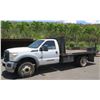 Image 2 : 2011 Ford F450 Flatbed Truck w/ Lift Gate, Lic. 799TTJ (Starts & Runs - See Video)