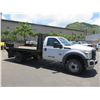 Image 4 : 2011 Ford F450 Flatbed Truck w/ Lift Gate, Lic. 799TTJ (Starts & Runs - See Video)