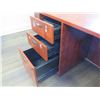 Image 10 : Wooden Desk Ensemble w/ Office Chair, U Configuration