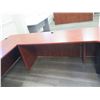 Image 8 : Wooden Desk Ensemble w/ Office Chair, U Configuration
