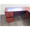 Image 9 : Wooden Desk Ensemble w/ Office Chair, U Configuration
