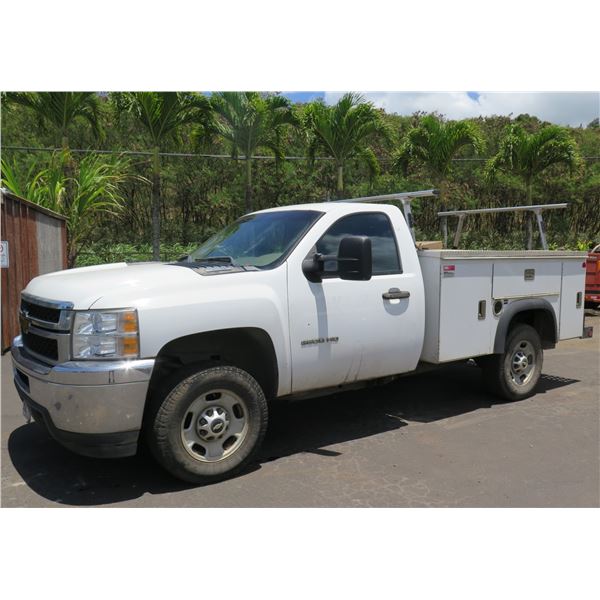 2012 Chevy Silverado 2500HD Service Truck, Lic. 352TTW (Starts & Runs - See Video)