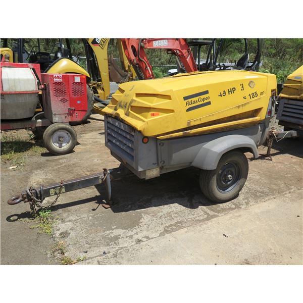 2011 Atlas Copco XAS 185 JD7 Compressor (Starts & Runs - See Video)