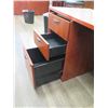 Image 8 : Wooden Desk Ensemble w/ Office Chair, L Configuration