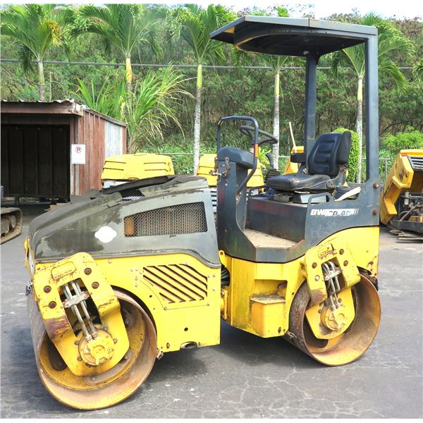 2006 Bomag BW 120 AD-4 Vibratory Smooth Drum Roller (Starts & Runs - See Video)