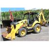 Image 1 : CAT 420F Extendahoe Backhoe (Starts & Runs - See Video) Meter Reads 1991.7