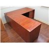 Image 1 : Wooden L-Shaped Desk Ensemble