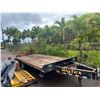 Image 1 : Big Tex Trailers 22PH Tandem Dual Wheel Pintle Trailer w/ Folding Ramps 20'L x 8'W