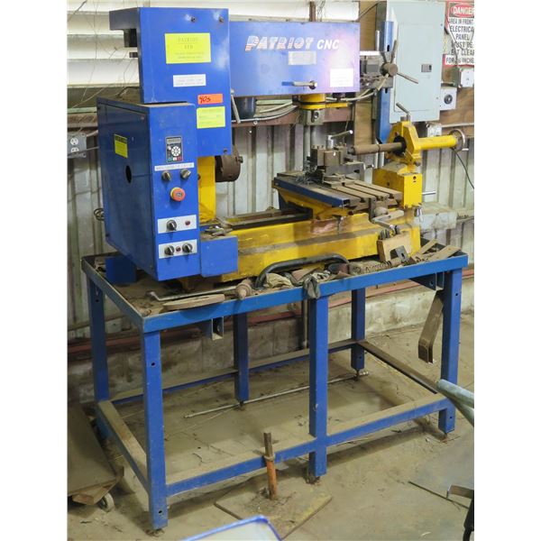 Patriot CNC Shopmaster VFD Variable Frequency Drive CNC Machine (Runs ...
