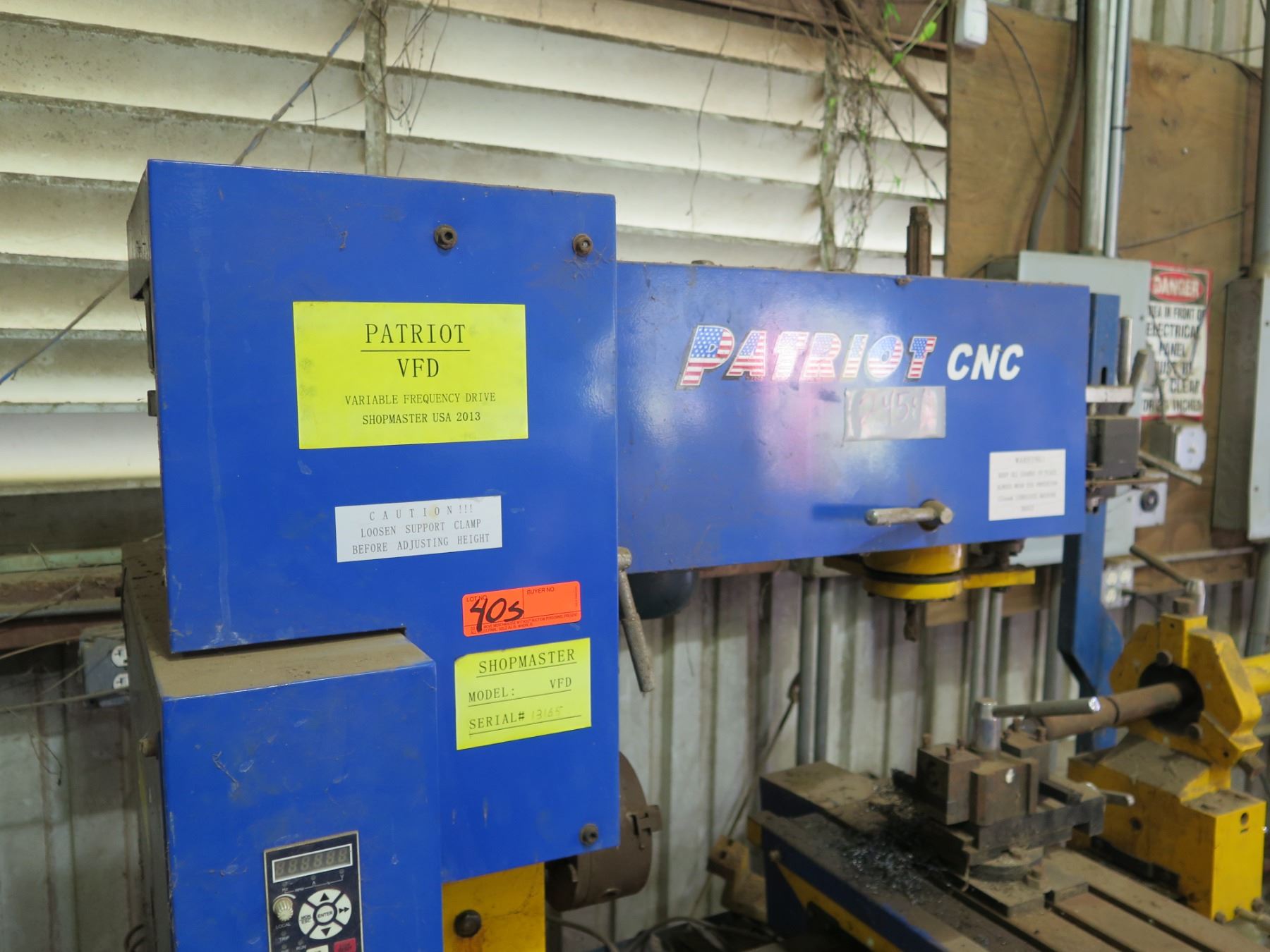 Patriot CNC Shopmaster VFD Variable Frequency Drive CNC Machine (Runs ...