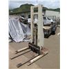 Image 2 : Crown Forklift Capacity 1500 lbs Pallet Stacker Model 15BT (Lifts See Video)