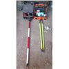 Image 1 : Nikon NPL-322+ Dual Axis Mechanical Total Station, Sokkia 0mm Offset & 2 Stands