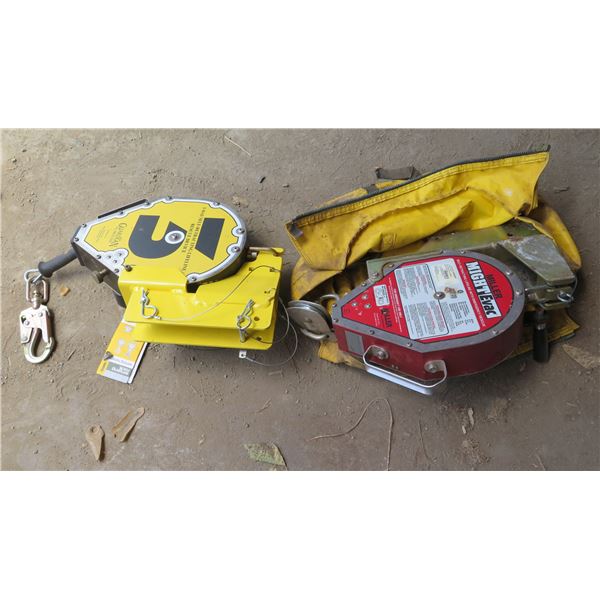 Miller MightEvac Self Retracting Lifeline MR50GB/50FT & Guardian 3-Way Rescue Device