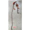 Image 1 : Qty 2 Orange Magna Free 2 Ton Lift Hand Chain Hoist w/ Hook
