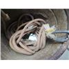 Image 2 : Block Division Inc Pulley w/ Wire Rope Capacity 1550 lbs, Shackles, Hose, etc