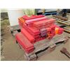 Image 2 : Qty 26 Folding Emergency Triangle Highway Warning Kits in Plastic Cases
