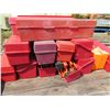 Image 3 : Qty 26 Folding Emergency Triangle Highway Warning Kits in Plastic Cases