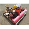 Image 2 : Pallet Echo CS-400 Chain Saw, Floor Muffler, Stakes, Safety Equipment. Hose, Hardware, etc