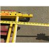 Image 8 : Pallet Metal Yellow Rolling Adjustable Scaffolding 75"L x 29"W