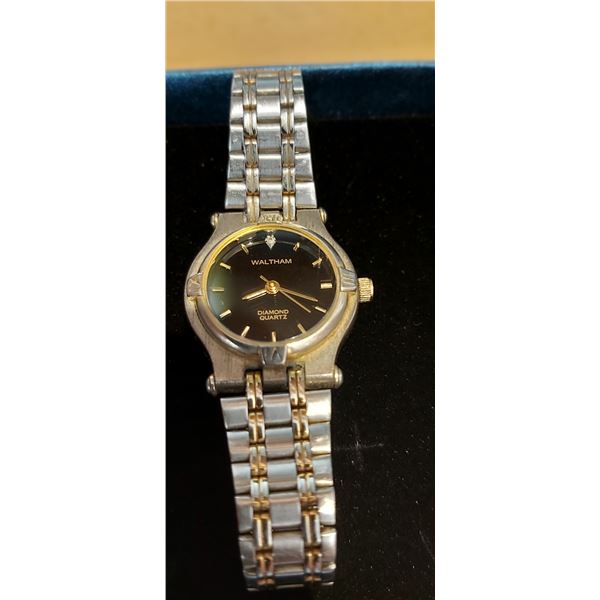 Waltham Diamond Quartz Ladies Watch Vintage