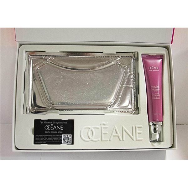 New Oceane Pink Pearl Neck, Chest, and Decollete Beauty System with White Pearl Facial Cleaner