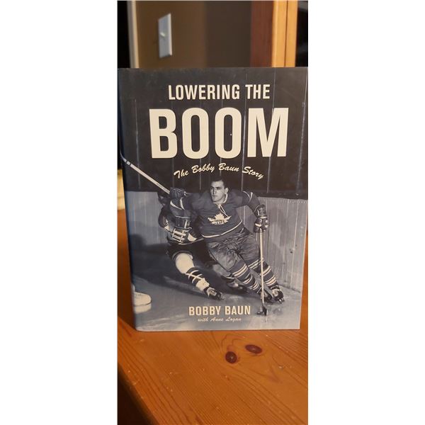 Toronto Maple Leaf Book Collection - Signed Bobby Baun & Ron Ellis, Wendell Clark, Conn Symthe,
