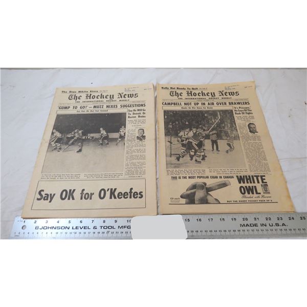 1960 Hockey News - Nov.5 & 12th. Issues - Eric Nesterenko, Johnny Bucyk, Bobby Hull Photos
