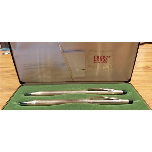 Vintage Cross Gold Pen Set