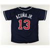 Image 1 : RONALD ACUNA JR. SIGNED BRAVES PRO STYLE JERSEY (SM COA)