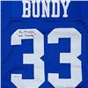 Image 2 : ED O'NEILL SIGNED POLK HIGH JERSEY W/AL BUNDY (JSA COA)