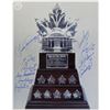 Image 1 : CONN SMYTHE SIGNED 11X14 PHOTO W/10 SIGNATURES (COA)