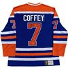Image 1 : PAUL COFFEY SIGNED EDMONTON OILERS FANATICS JERSEY (FROZEN POND COA)