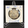 Image 1 : 1967 CANADIAN SILVER DOLLAR .800 SILVER