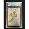 Image 1 : 2020 LEAF DRAFT D'ANDRE SWIFT 1/1 YELLOW PRINTING PLATE (GCG 9.5)