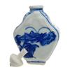 Image 2 : Chinese Blue Porcelain Onion Pattern Snuff Bottle (ANT-677)