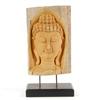 Image 1 : Hand Carved Teak Buddha Face (CLB-161)