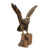Image 1 : Handformed Teak Eagle on Stump (CLB-386)
