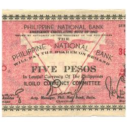 1943 Philippines 10 P Guerrilla Note WW2  (COI-962)