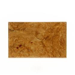 Solid Burl Box Handmade Rare Afzelia Wood  (DEC-135)