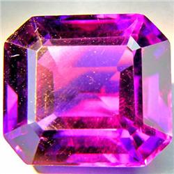 19.05ct. Intense Amethyst Purple Color Change Octagon RETAIL $1950 (GEM-2892)