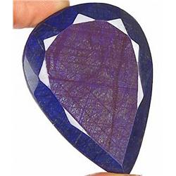 40.19ct. Excellent Pear CutRoyal Blue Natural Sapphire RETAIL $3500 (GEM-3070)