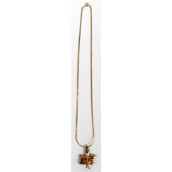 Mississippi Estate Orchid Pendant Necklace