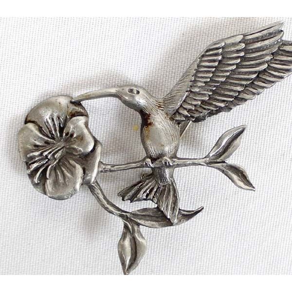 Mississippi Estate Pewter Hummingbird Pin